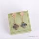 V C A Vintage Allhambra Gray Onyx Earrings for Women's (4)_th.jpg